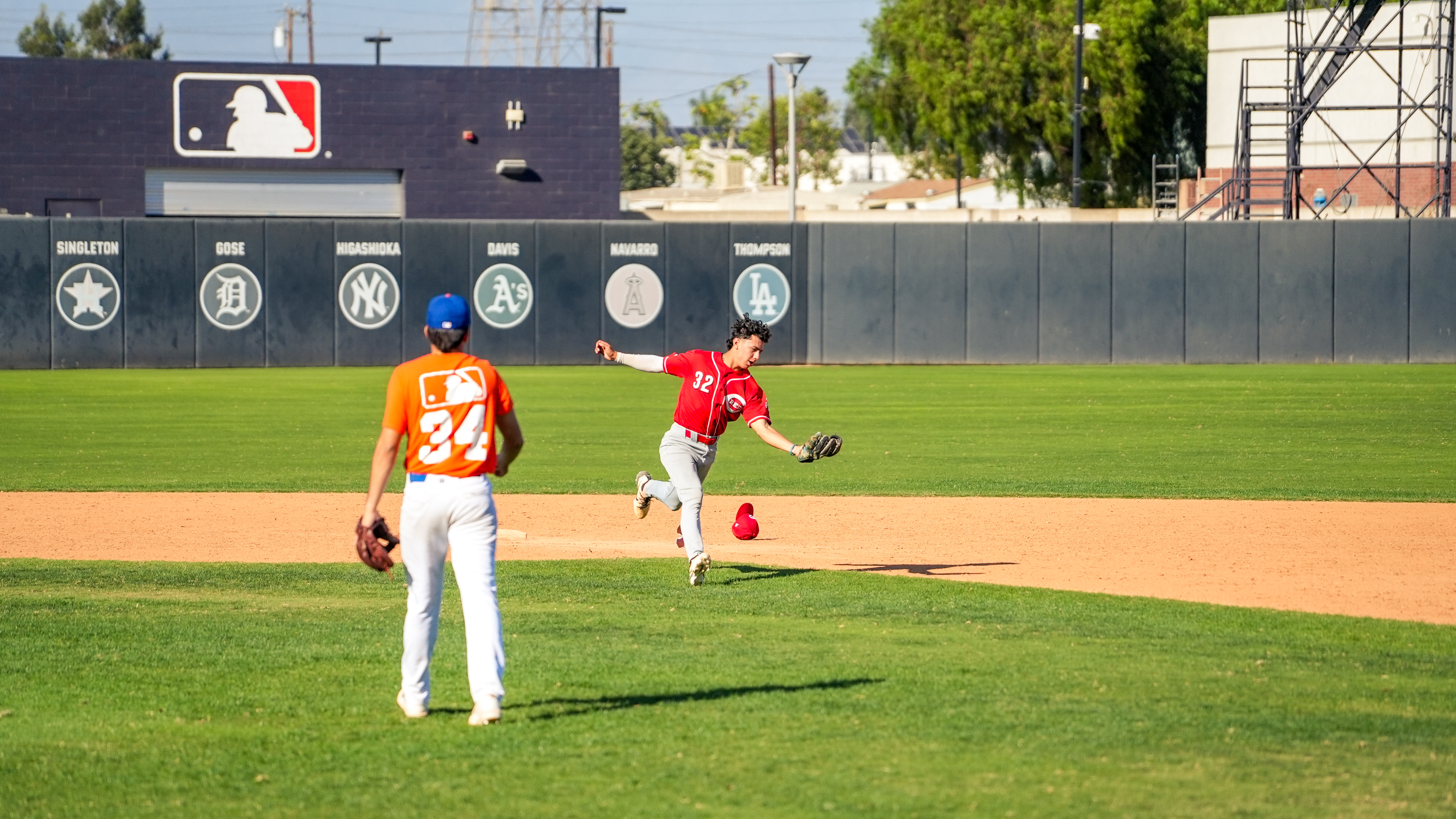 Baseball In-Field Fly
